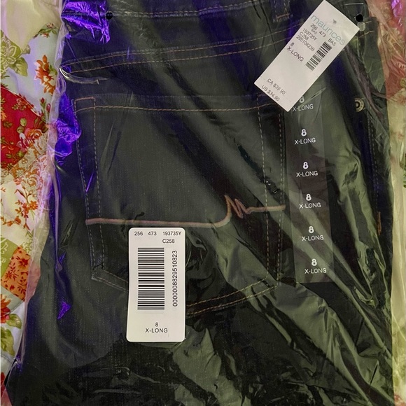 Maurices Womens Jeans 8 x-long Classic Slim Boot Dark Blue - Picture 5 of 5